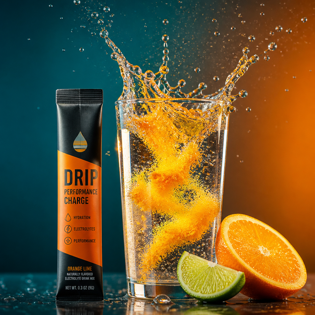 Drip Performance Charge — Orange Lime